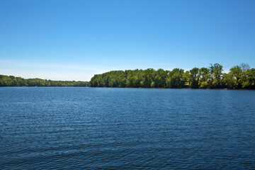 Connecticut River just south of Hartford in June.