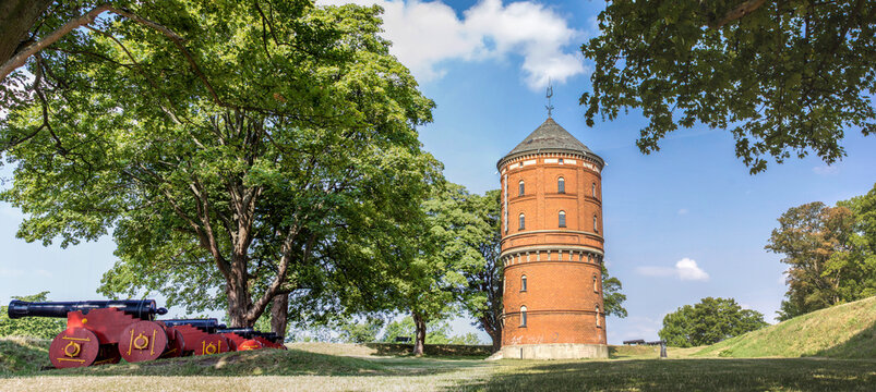 Nyborg Vandt&aring;rn (water tower) Fyn Region Syddanmark (Region Region of Southern Denmark) Denmark