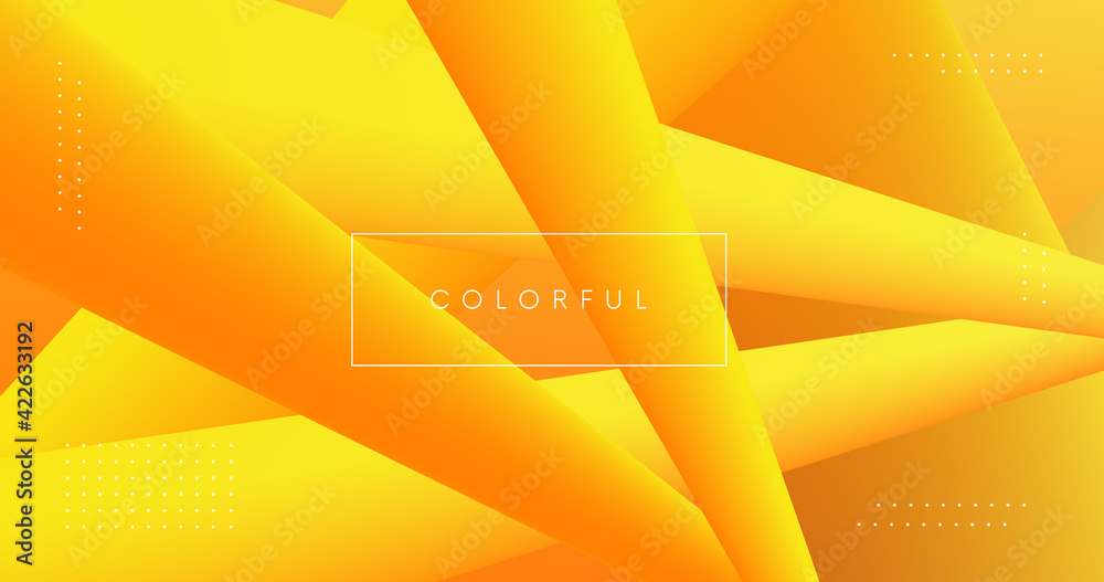 Aufkleber modern minimal geometric background. abstract 3d gradient shape composition.