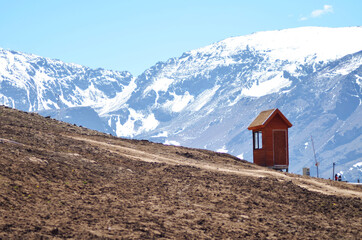 house in the mountains