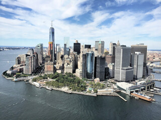 Obraz premium An aerial view of New York City
