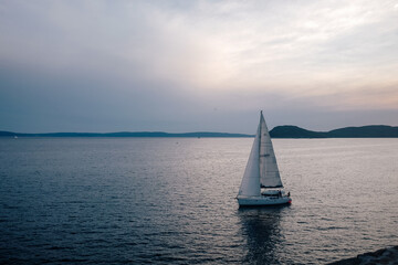 sailboat on the sea