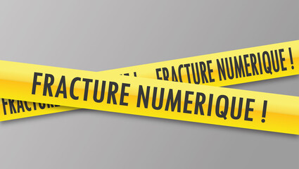 Logo fracture numérique. © Scriblr