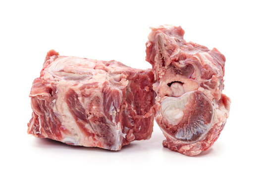 Two bones with meat.