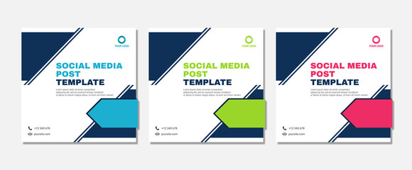 Set of modern abstract Unique Editable Social Media banner Template.Promotional web banner for social media post.Elegant sale ads and discount promo