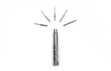 Screwdrivers set tool isolated on a white background