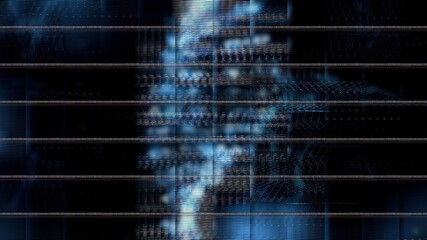 Dna Molecule Structure 3D illustration