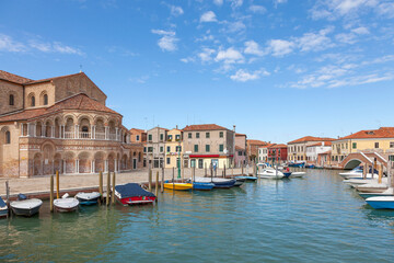 Fototapeta na wymiar Hauptkanal Canale di San Donato, Murano