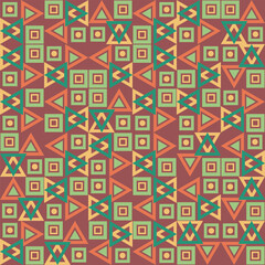 Fototapeta na wymiar Tiled geometric pattern