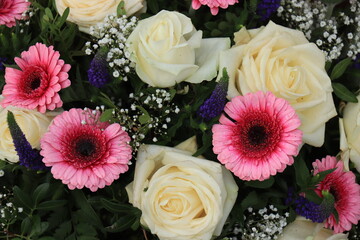 Flower arrangement for a wedding