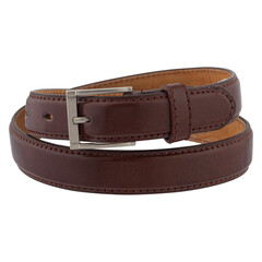 brown leather belt