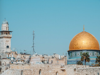 Fototapeta na wymiar Dome of the rock, Jerusalem