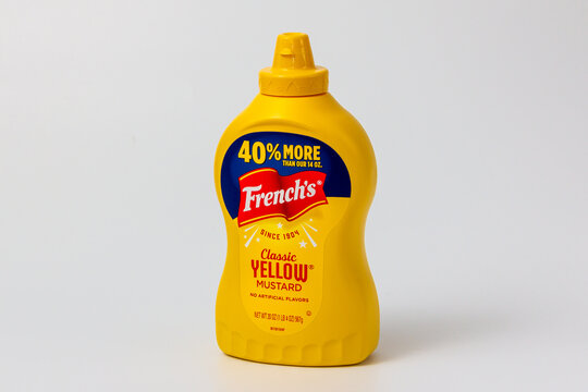 rench's Classic Yellow Mustard Bottle and Trademark Logo