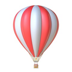 Fototapeta premium Hot air balloon 3D