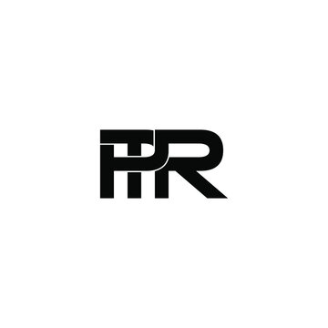 ptr letter original monogram logo design