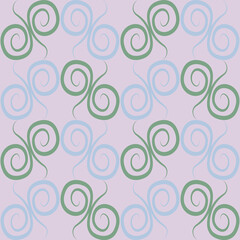 Fototapeta premium Seamless texture, pattern on a square background - colored curls. Abstraction. Background for a website or blog, wallpaper, textiles, packaging.