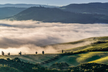 Sunrise over Val d'Orcia