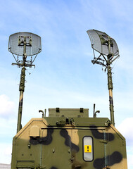 Antenna of the military field radio communication complex