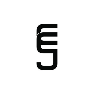 ccj letter original monogram logo design