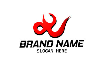 simple vector logo design, company logo, technology business logo