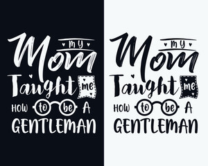 Fototapeta premium Mother's day t-shirt design, Happy mother's day, Mother's day typography 