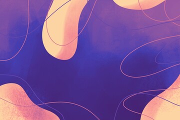 Trendy modern background for advertising banner, birthday or calling card