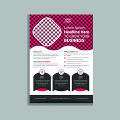 Creative and Modern Business leaflet Template Design