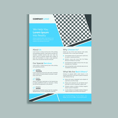 Creative and Modern Business leaflet Template Design