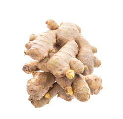 ginger root isolated on white background