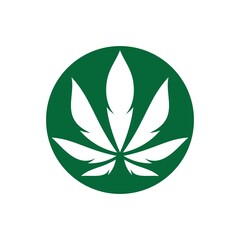 Cannabis logo images illustration