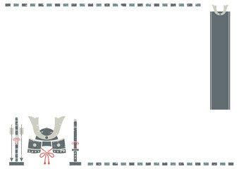 ヴィンテージ風の子供の日のポスター─横長/ Vintage Children's Day Poster (Horizontal) - Vector Image