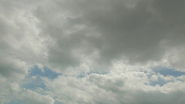 Fast Moving Cloud Lapse - Time Lapse. 4k No Audio.