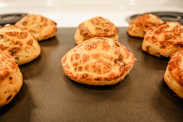 Delicious hot cinnamon roll without icing