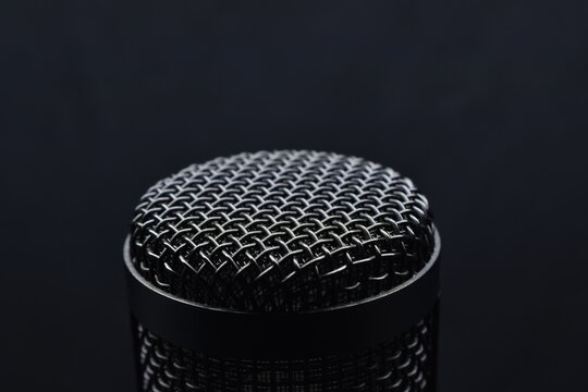 fotograf&iacute;a macro de micr&oacute;fono