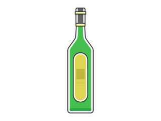 洋酒のボトルのイラスト
