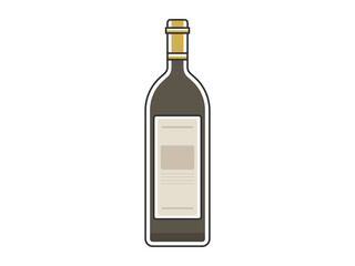洋酒のボトルのイラスト