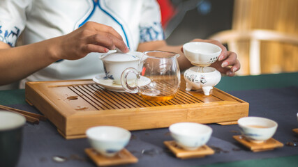 Obraz na płótnie Canvas Chinese bubble tea culture