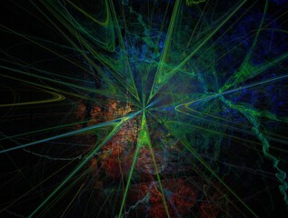 Imaginatory fractal background generated Image