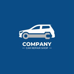 car repair shop logo template company