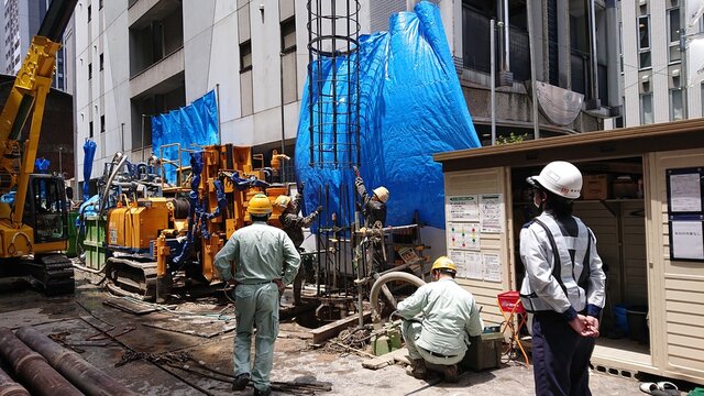 基礎工事状況