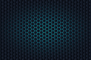 Black and blue background design, technology corporate business template.
