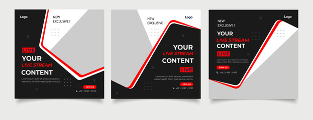 Seminar webinar social media post