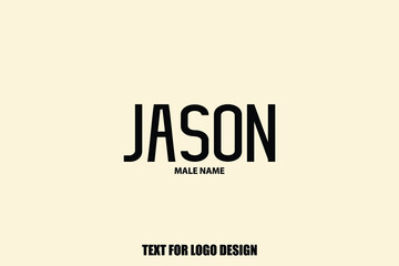  Jason Male Name Typeface Typography For Logo Designs and Shop Names