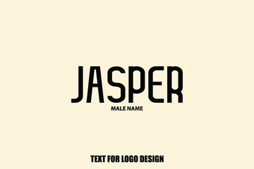  Jasper Male Name Typeface Typography For Logo Designs and Shop Names