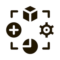 settings software icon Vector Glyph Illustration