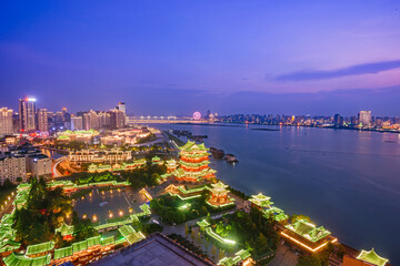 Fototapeta premium City scenery of Nanchang City, Jiangxi Province, China