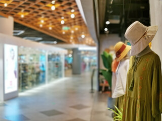 Shopping mall window