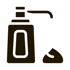 cream bottle icon Vector Glyph Illustration