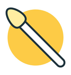 Cotton Bud Vector Icon