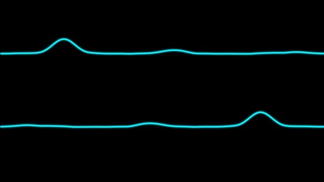 オーディオスペクトラム　オーディオビジュアライザー　線状　ライン　モーショングラフィックス